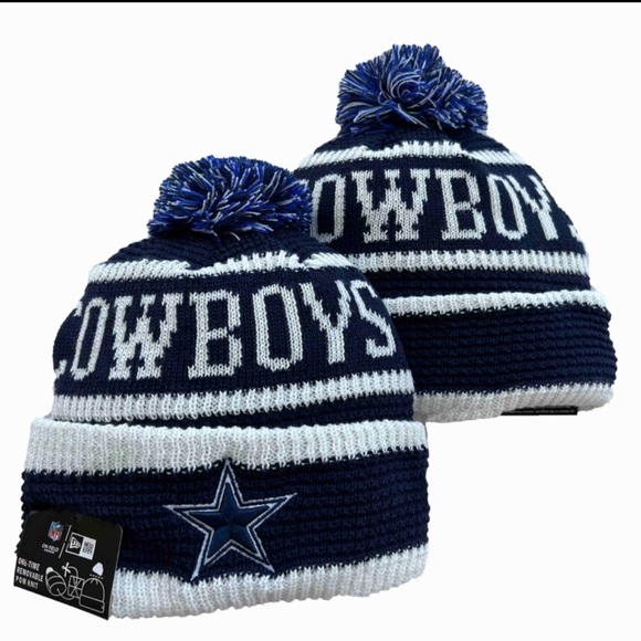 New Era NFL knit Pom beanie Cowboys - Picture 1 of 1